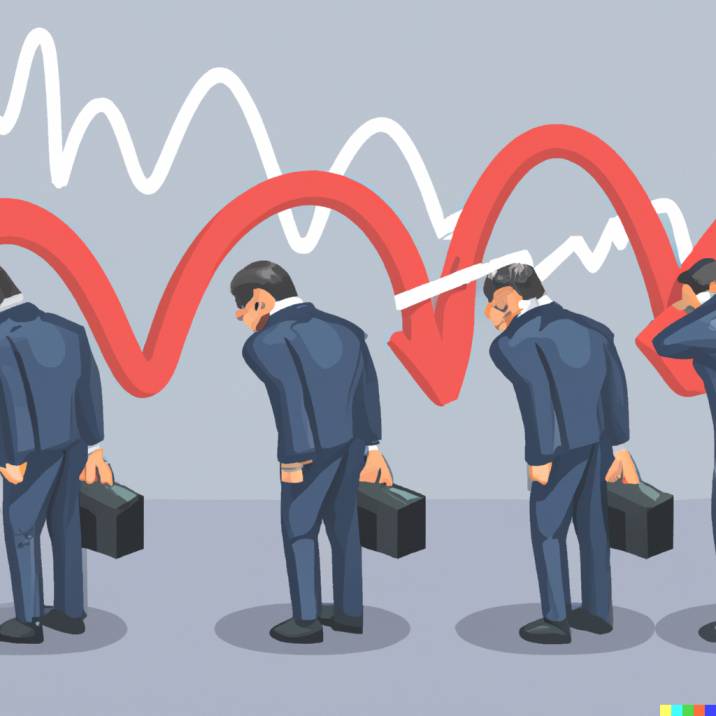 economia e mercados em queda